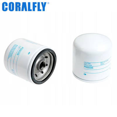 Truck P550335 For CORALFLY Oil Filter 76mm Outer Diameter